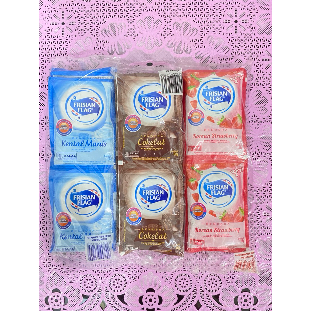 

Frisian Flag Susu Kental Manis Sachet Kemasan Renceng