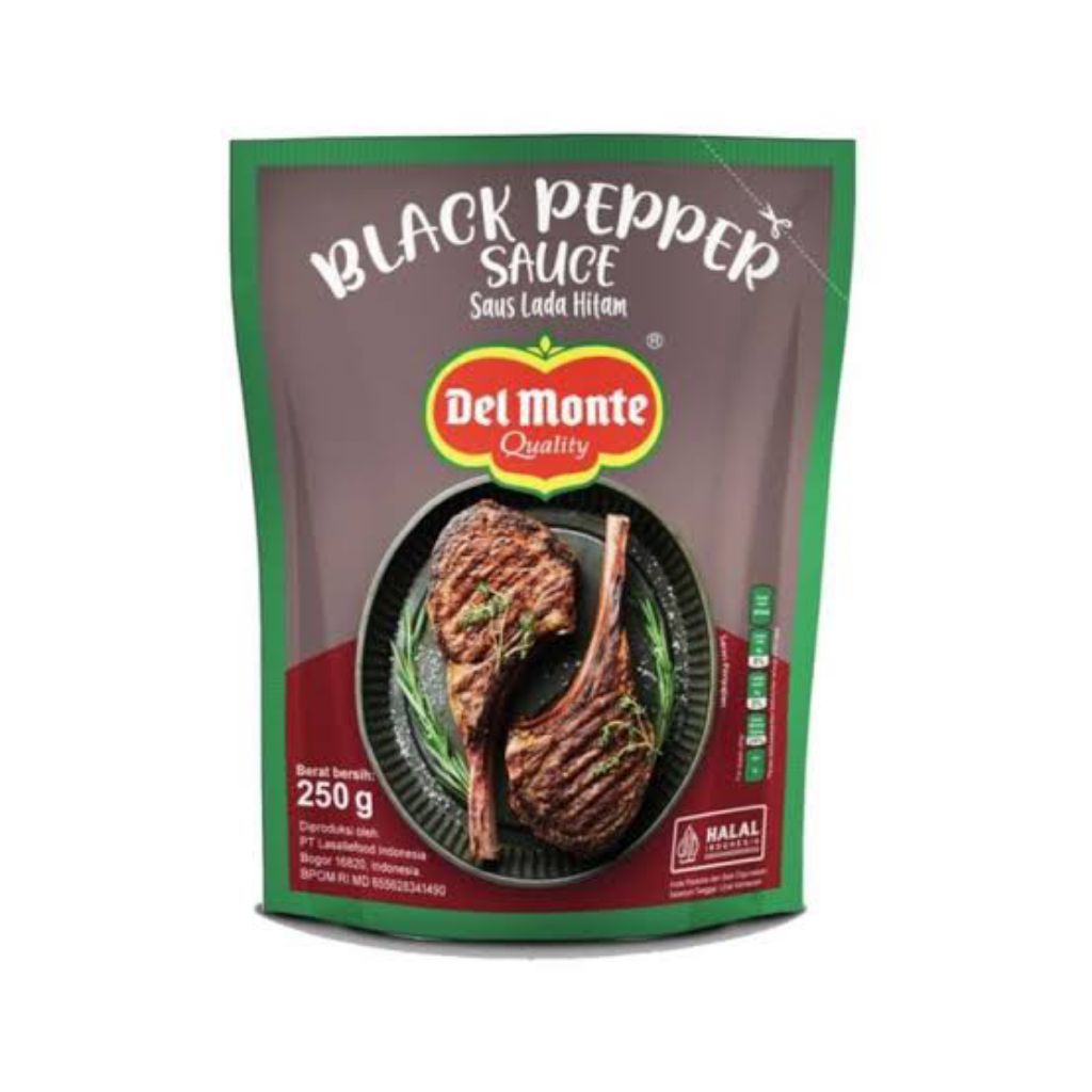 

Del Monte Black Pepper Sauce Pouch 250gram