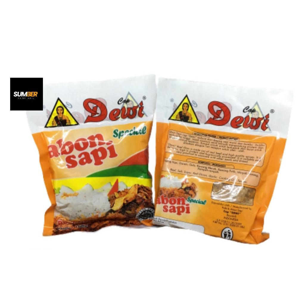 

abon sapi cap dewi 100 gram