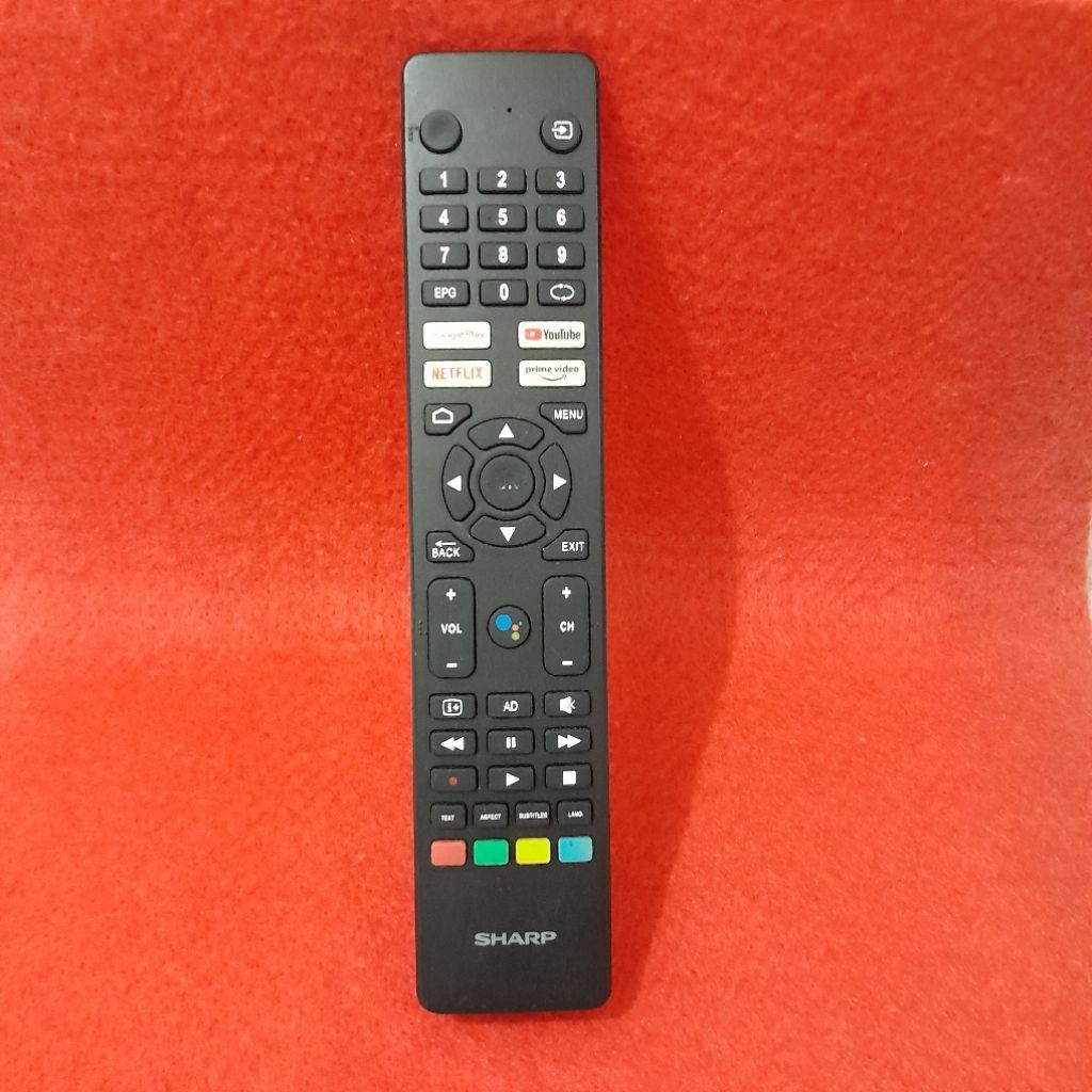 Remote TV LED SHARP Android Smart TV Original Asli . Model 4T-C75EK2X . 4T-C55EK2X .