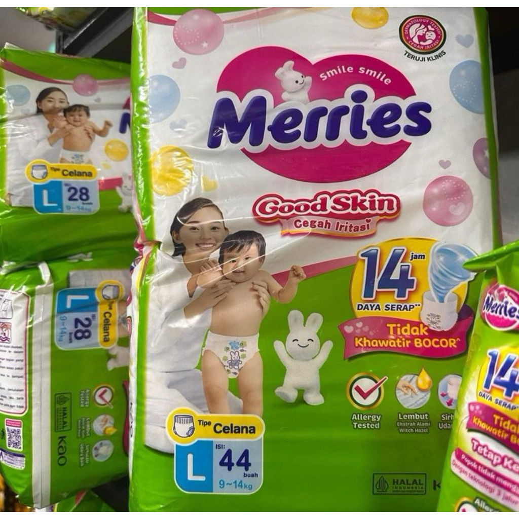 Merries Pants L44 Popok Bayi
