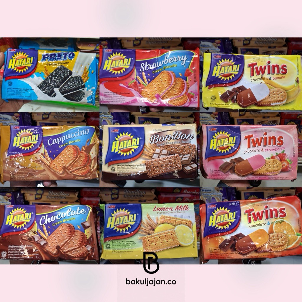 

Hatari Cream Biskuit 190 Gr biskuit hatari cream termurah