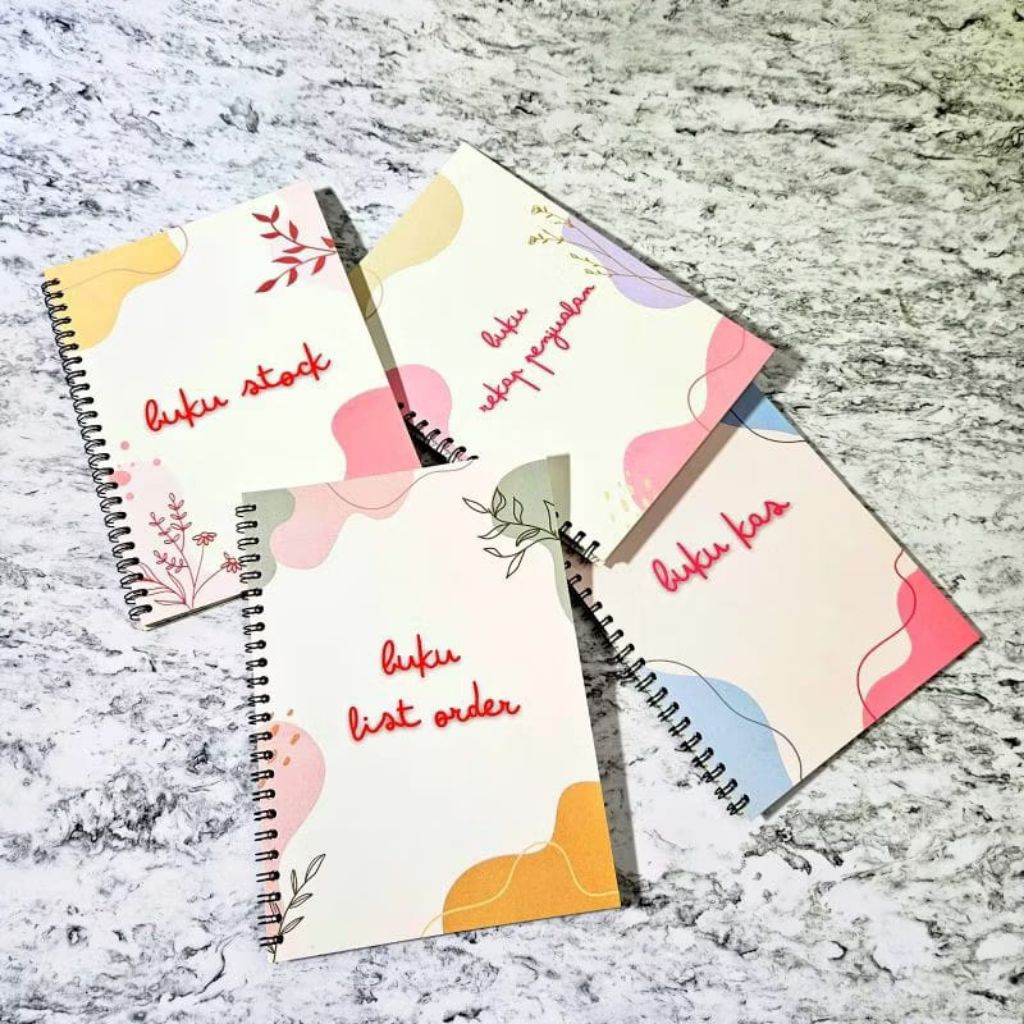 

BUKU ONLINE SHOP SPIRAL BUKU REKAP PENJUALAN BUKU LIST ORDER BUKU STOK BUKU KAS