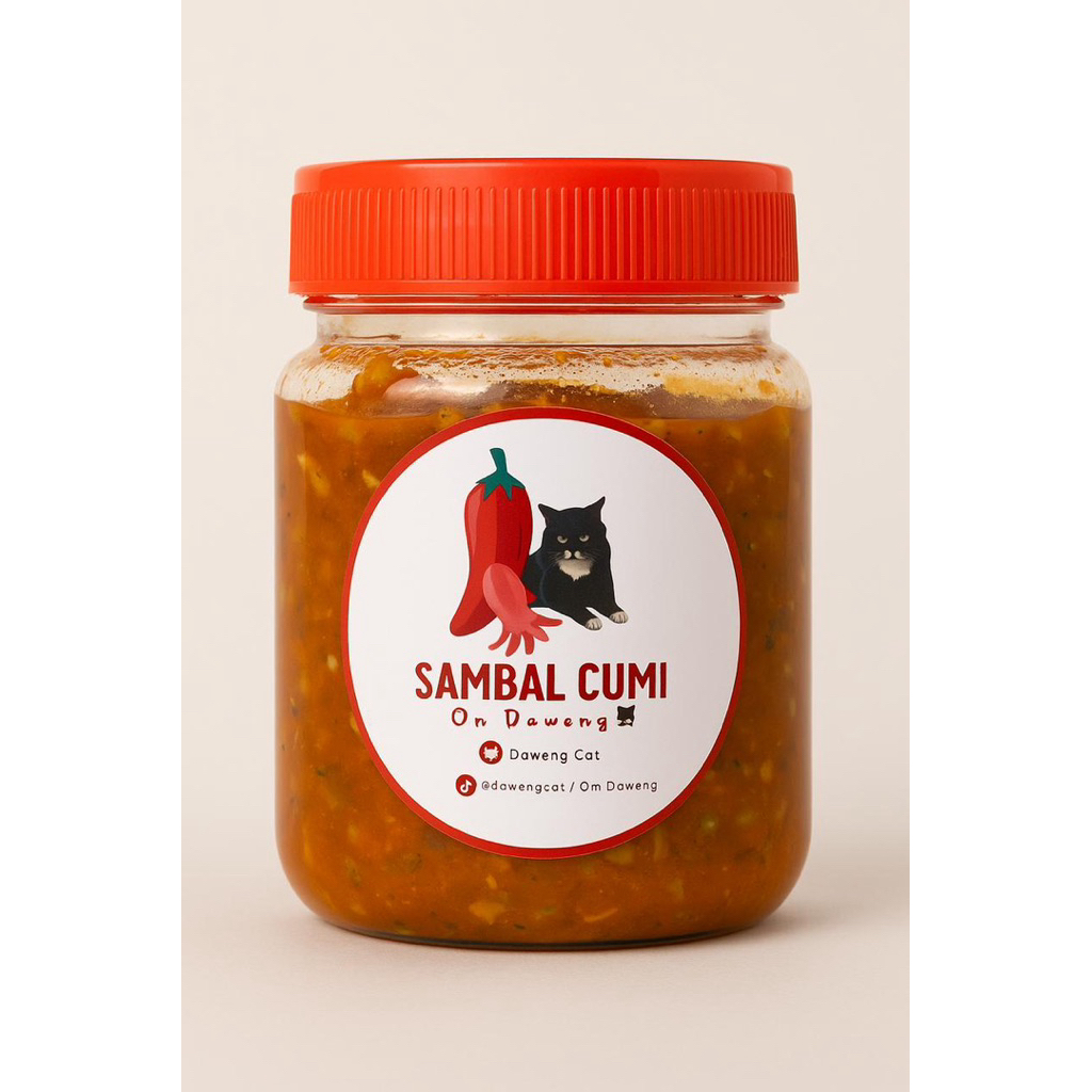 

Sambal Cumi Om Dawang 200gr Kemasan Baru dan Logo Baru