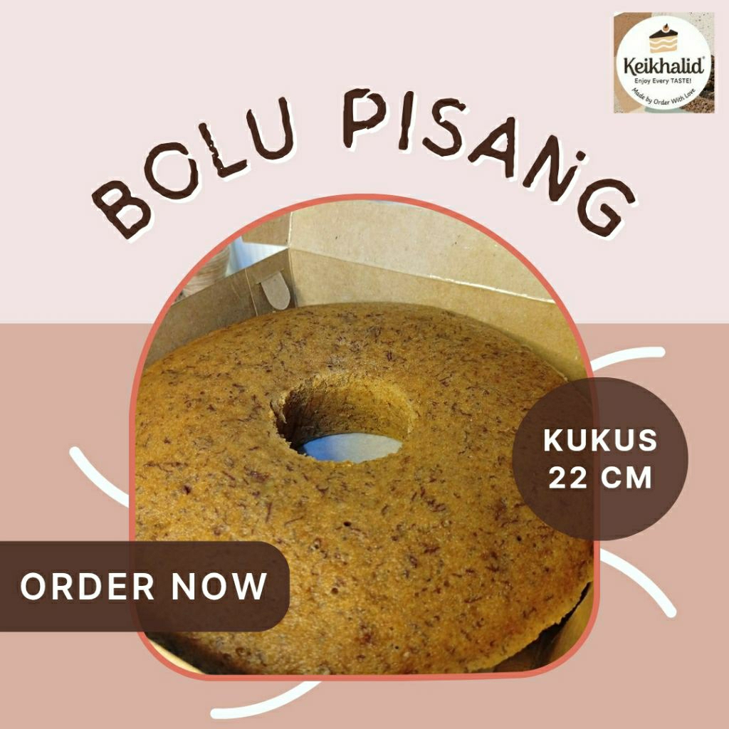 

Bolu Pisang Kukus Homemade Uk 22 cm