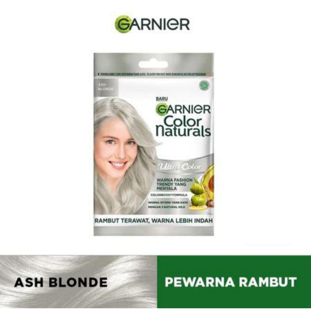 Garnier Color Naturals Ash Blonde Pewarna Rambut Garnier