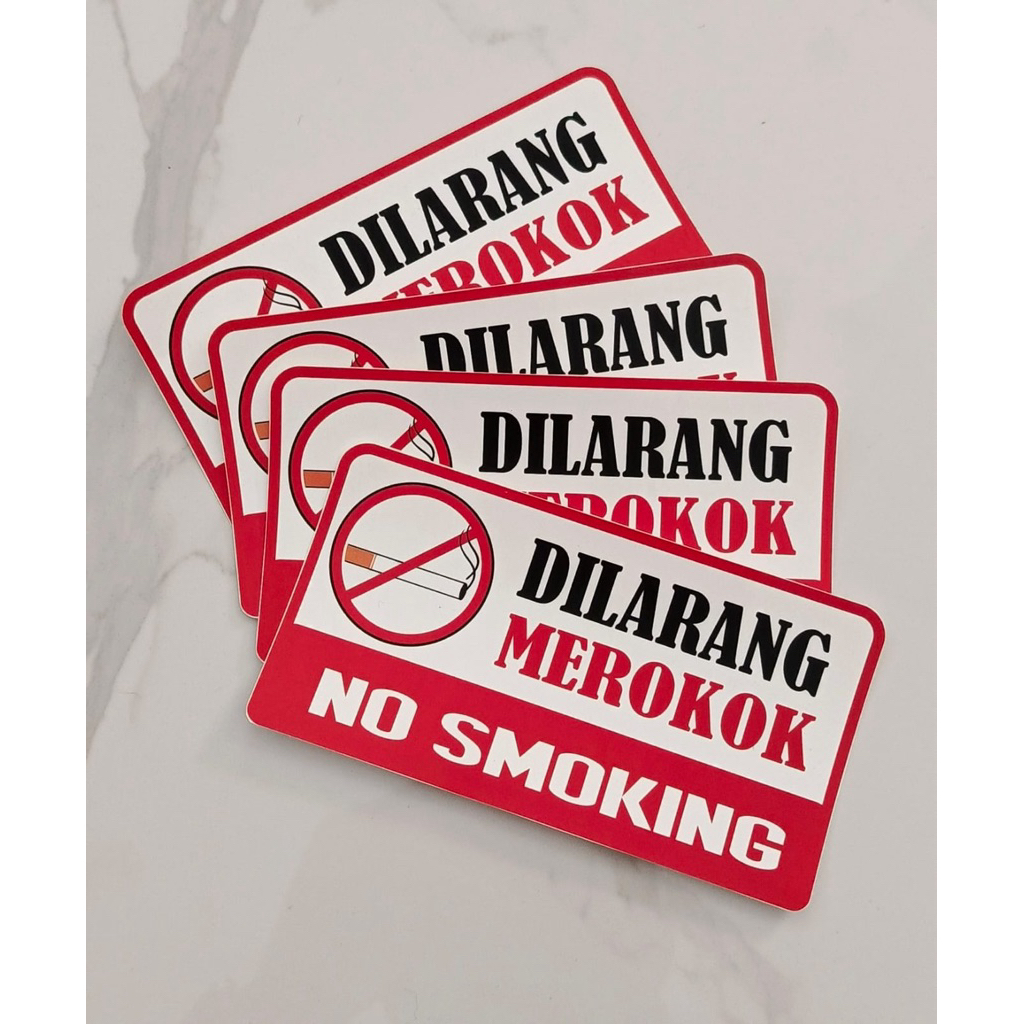 

STIKER LARANGAN MEROKOK / NO SMOKING Murah99_