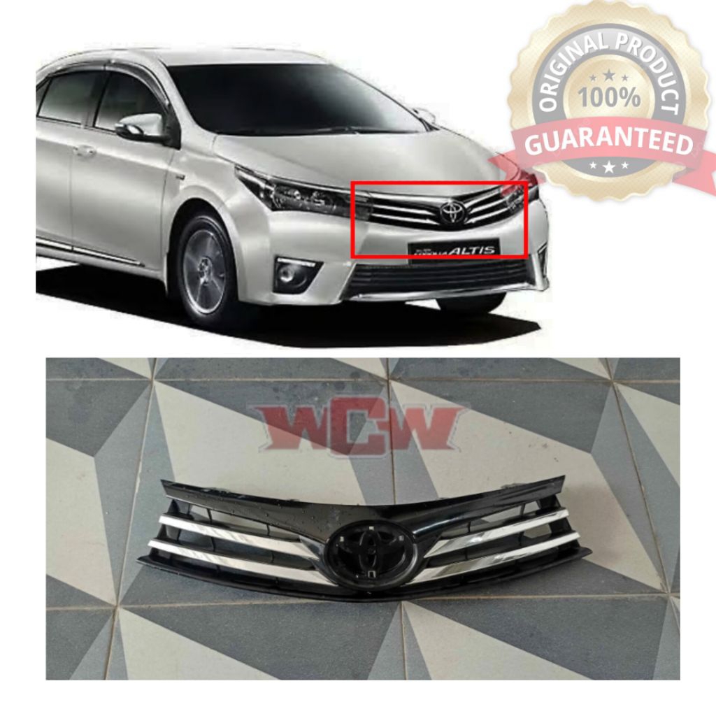 grill grille gril Toyota altis 2015 2016 2017 original copotan