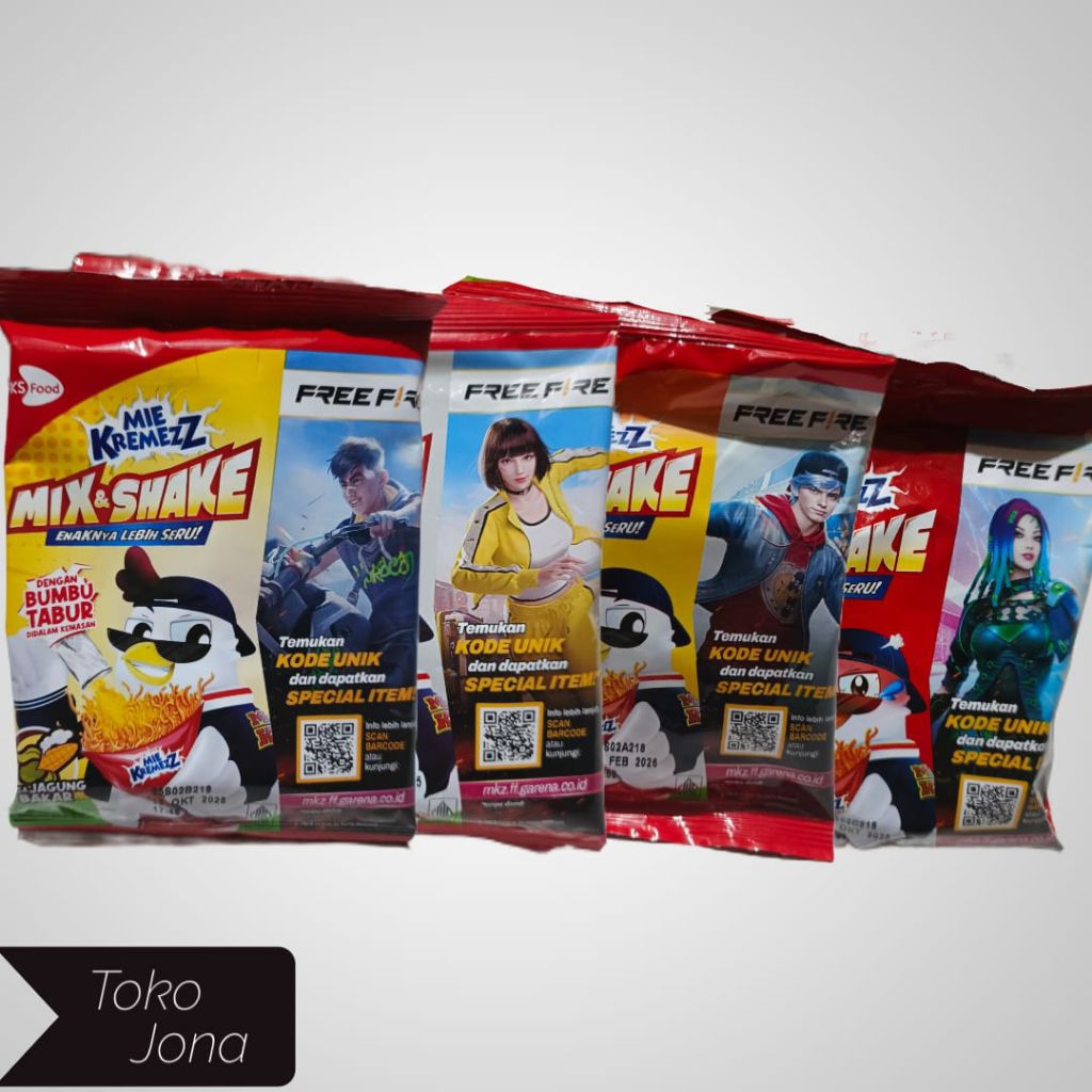 

Mie KREMEZZ Mix & Shake Snack Mi Kremes isi 10 pcs