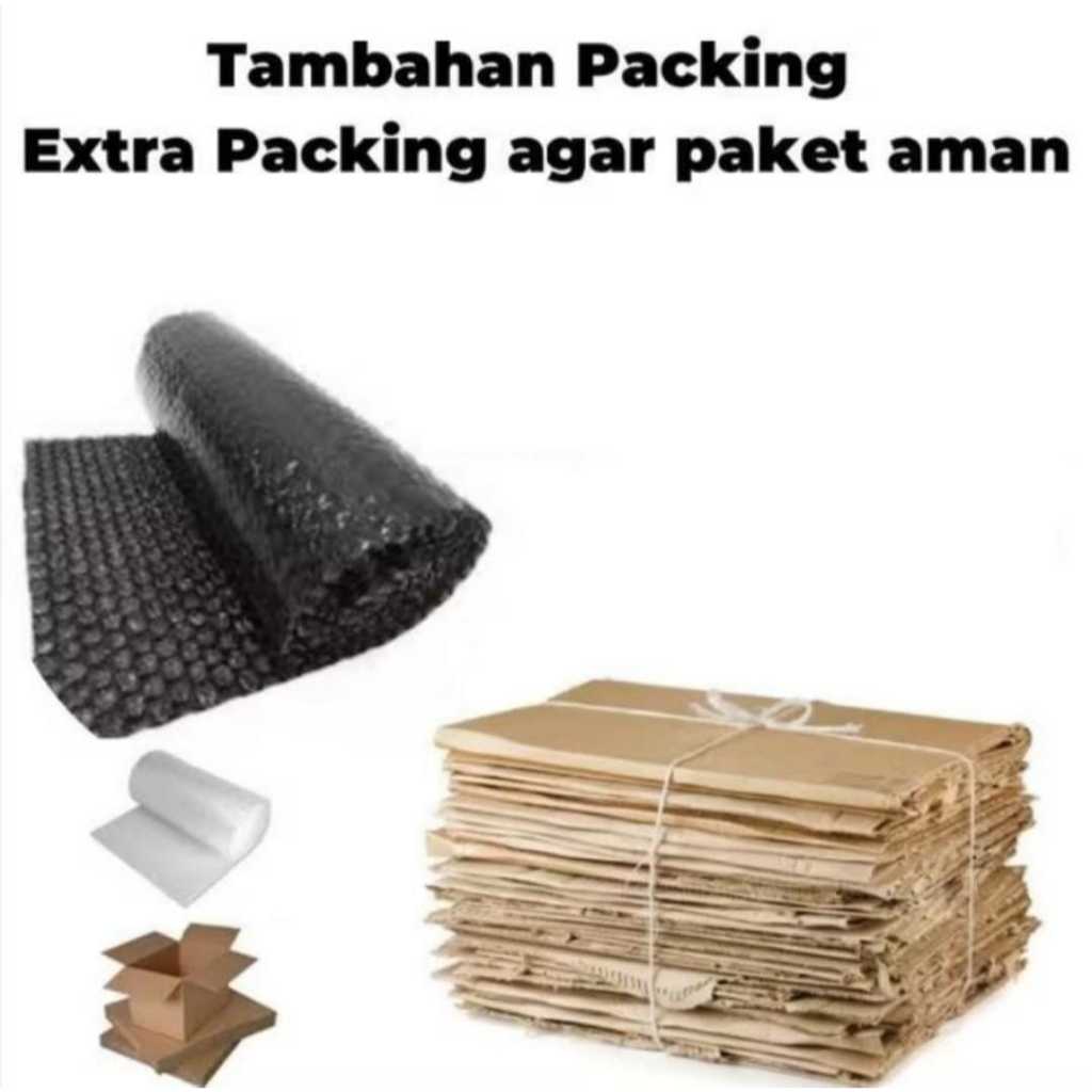

Tambahan Packing Extra Packing Bubble Warp Kardus / Bubble Wrap