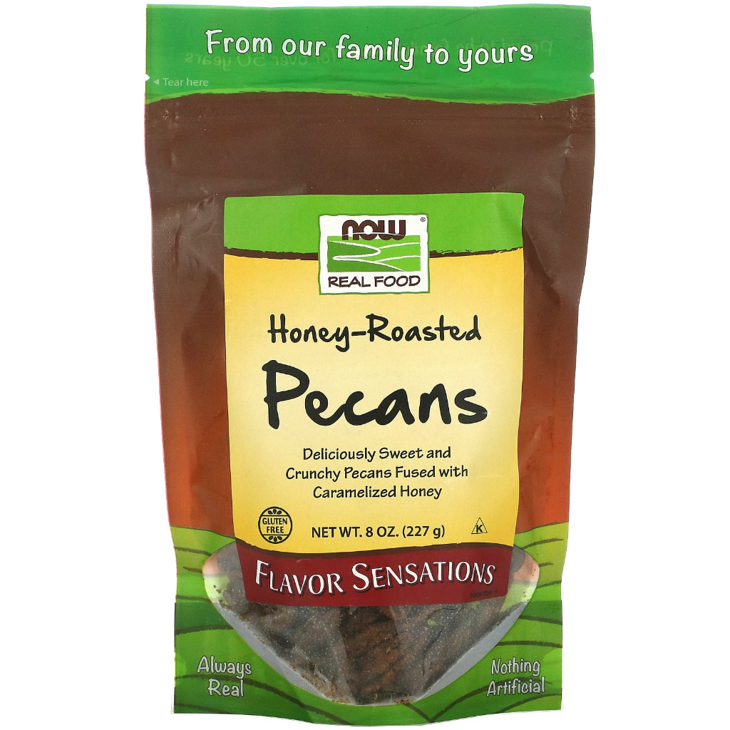 

NOW Foods, Real Food, Honey Roasted Pecans 227 g