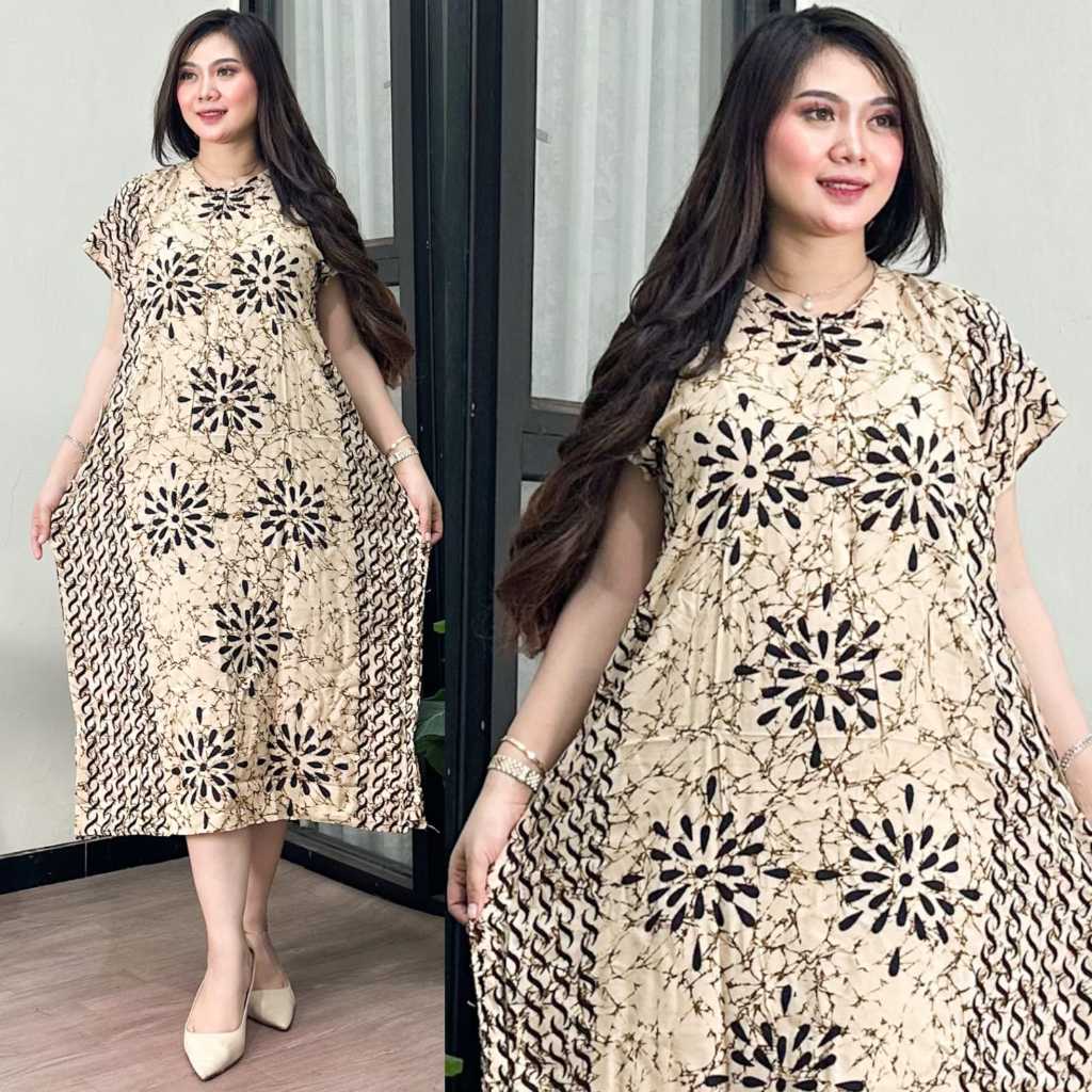 Daster Lowo LD 120 - Daster Jumbo Daster Busui Rayon Santung Daster Motif Daster Kelelawar