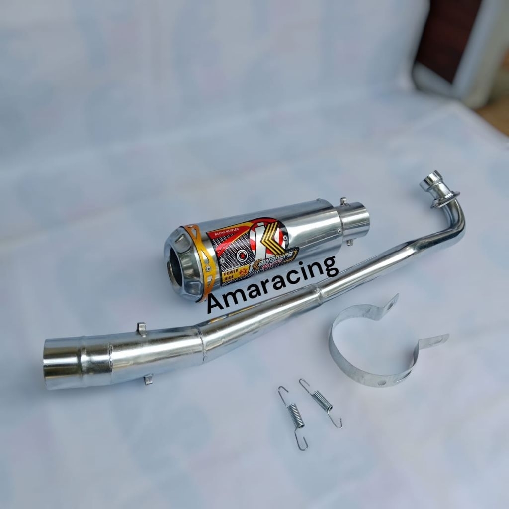 KNALPOT RACING KAWAHARA FULL BASS JUPITER SMASH VEGA GRAND HONDA C70 SHOGUN SUPRA KARISMA JUPITER DL