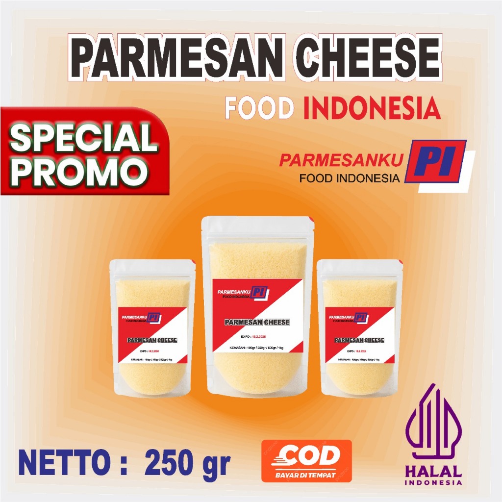 

keju parmesanku 250 gr harga promo