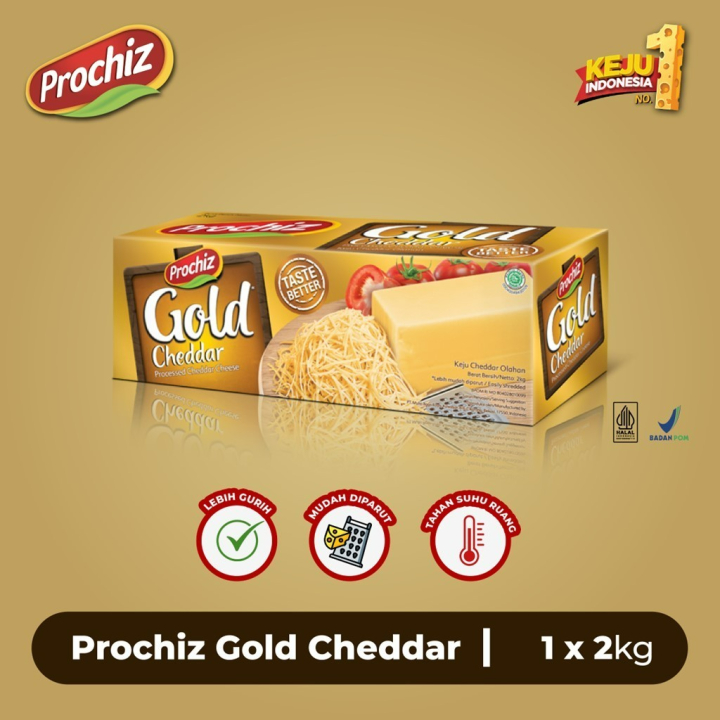 

Prochiz Gold Keju Cheddar 2kg