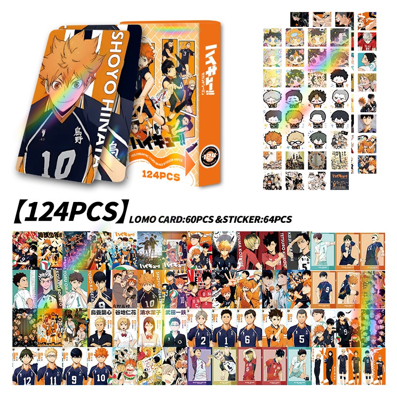 Lomo card / kartu anime haikyuu blue lock one piece jujuts kaisen demon slayer