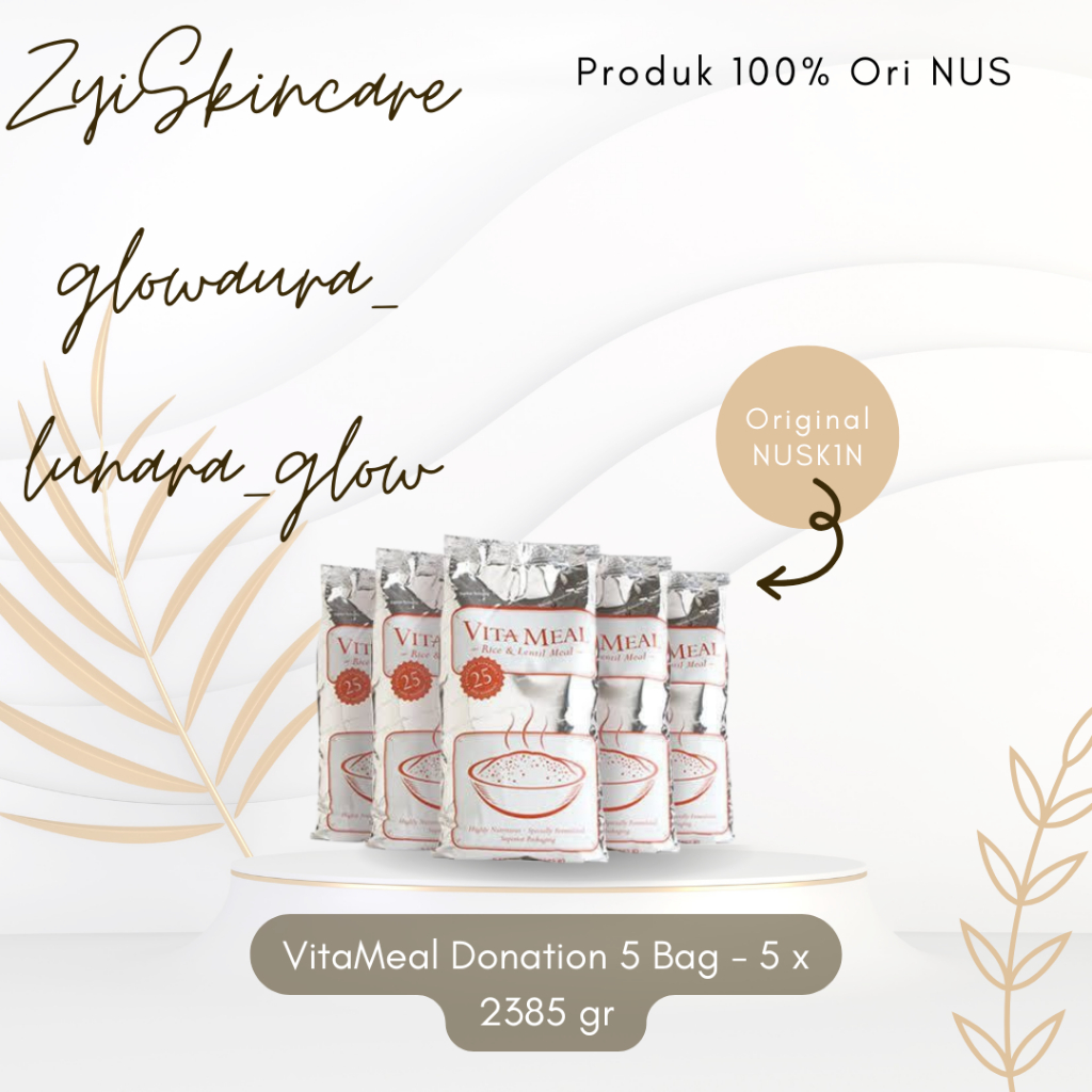 

Lunara Glow VitaMeal Donation 5 Bag - 5 x 2385 gr Promo