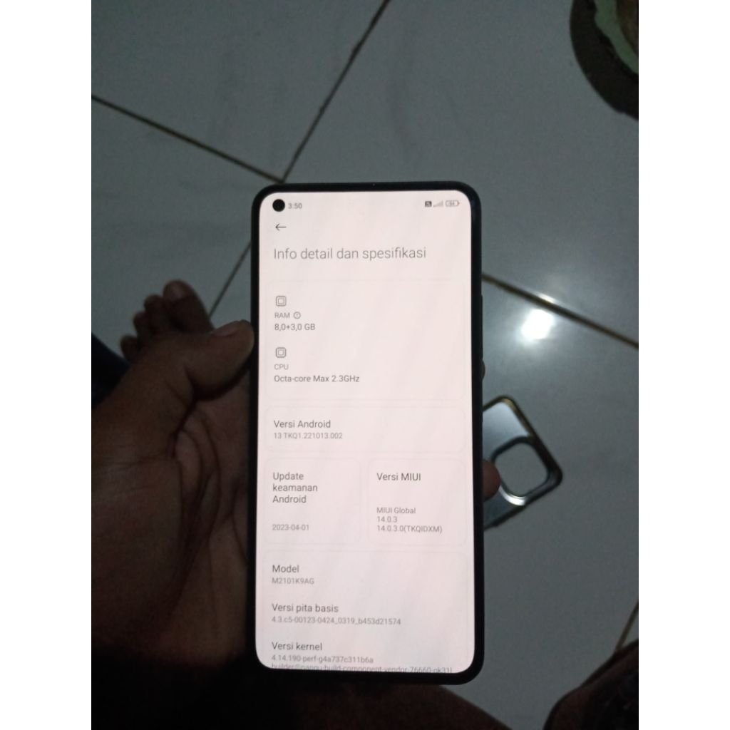 Xiaomi MI 11 lite 8/128 second Orian fullset