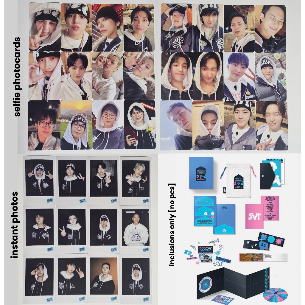 [READY OFFICIAL] NANA bnb with SEVENTEEN 2025 KIT POB Weverse - Photocard Scoups Joshua Jun Hoshi Wo