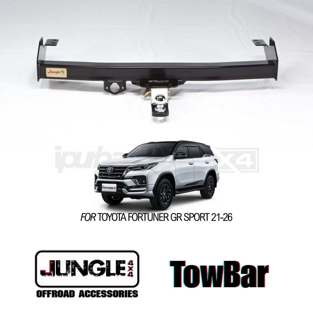 Piak Jungle4x4 Thailand TowBar (Towing bar) for Toyota Fortuner GR Sport - PJ211