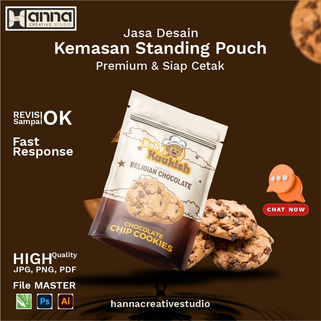Jasa Desain Kemasan Produk UMKM – Label, Box, Pouch, Stiker Custom & Siap Cetak | HCS