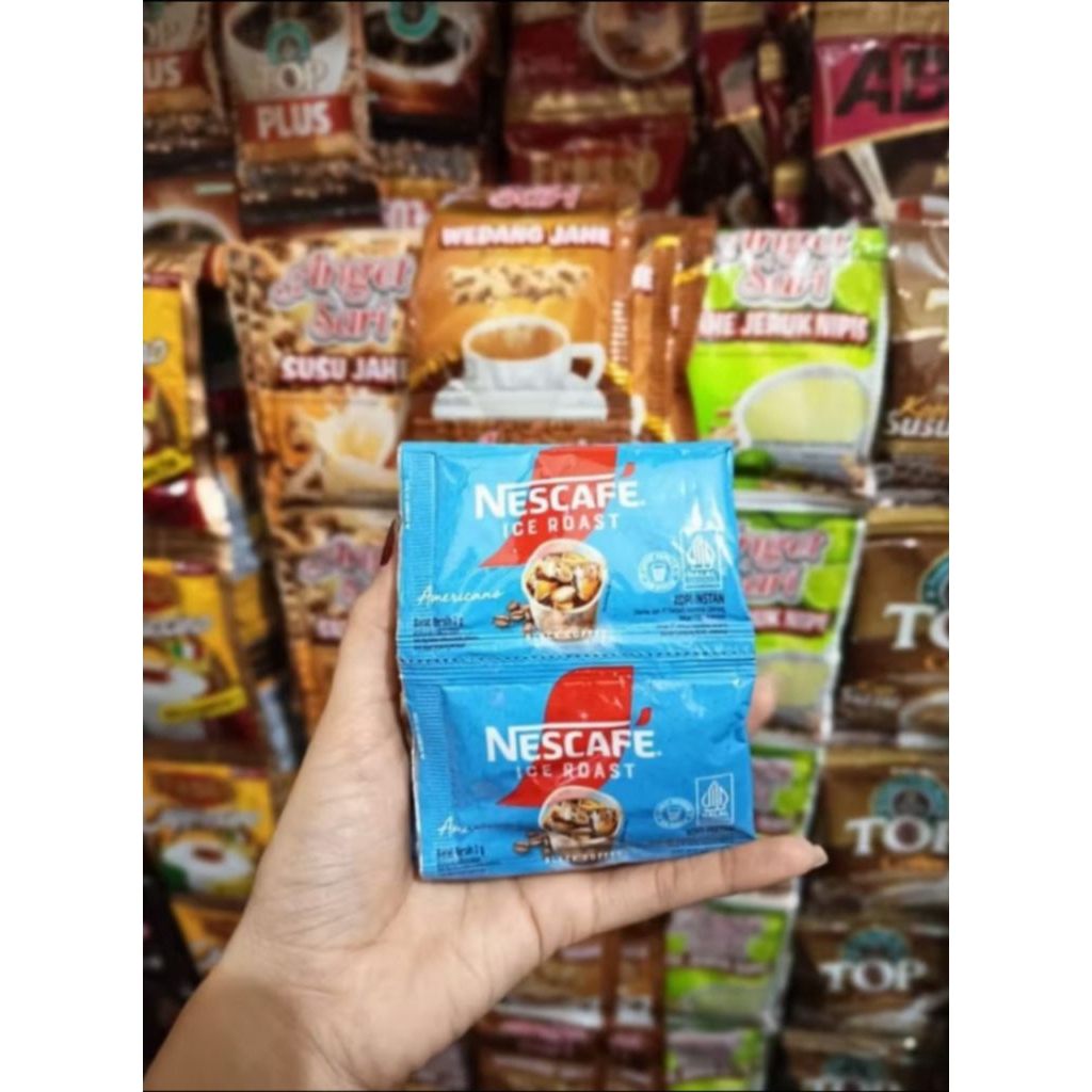 

Nescafe Ice Roast Americano Es Kopi Instan 1 Renceng isi (10 Sachet)