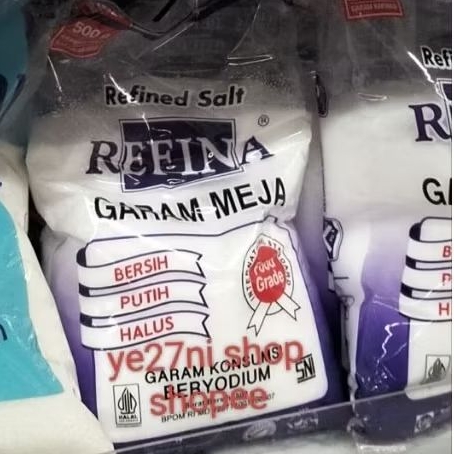 

Refina Refined Salt Garam Meja Refill 500gr