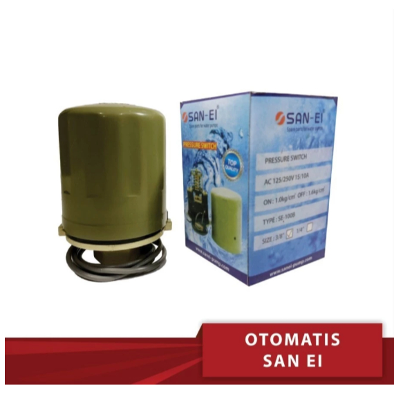 ~TOOLS MASTER~Otomatis San Ei 1/4 Inch ORIGINAL Otomatis Mesin Pompa Air San-Ei Pressure Switch