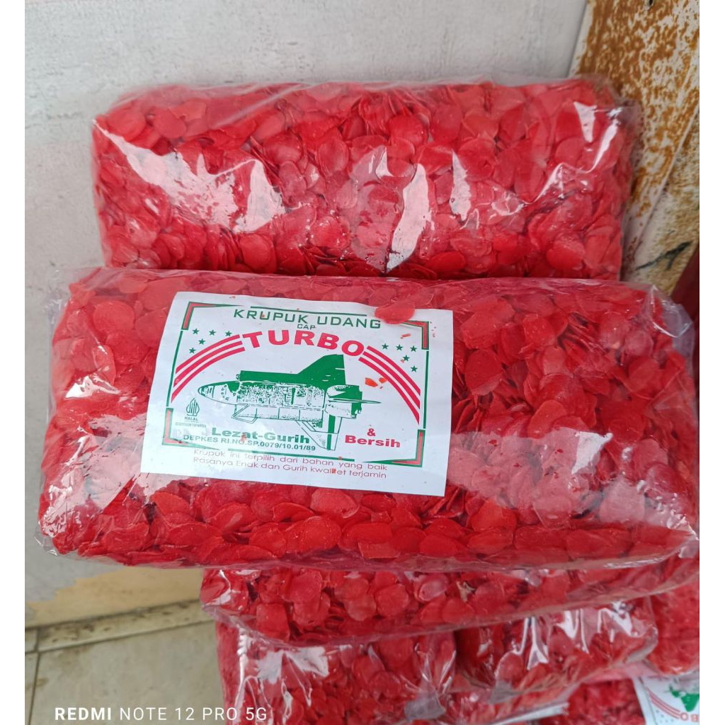 

1 kg kerupuk udang cap turbo