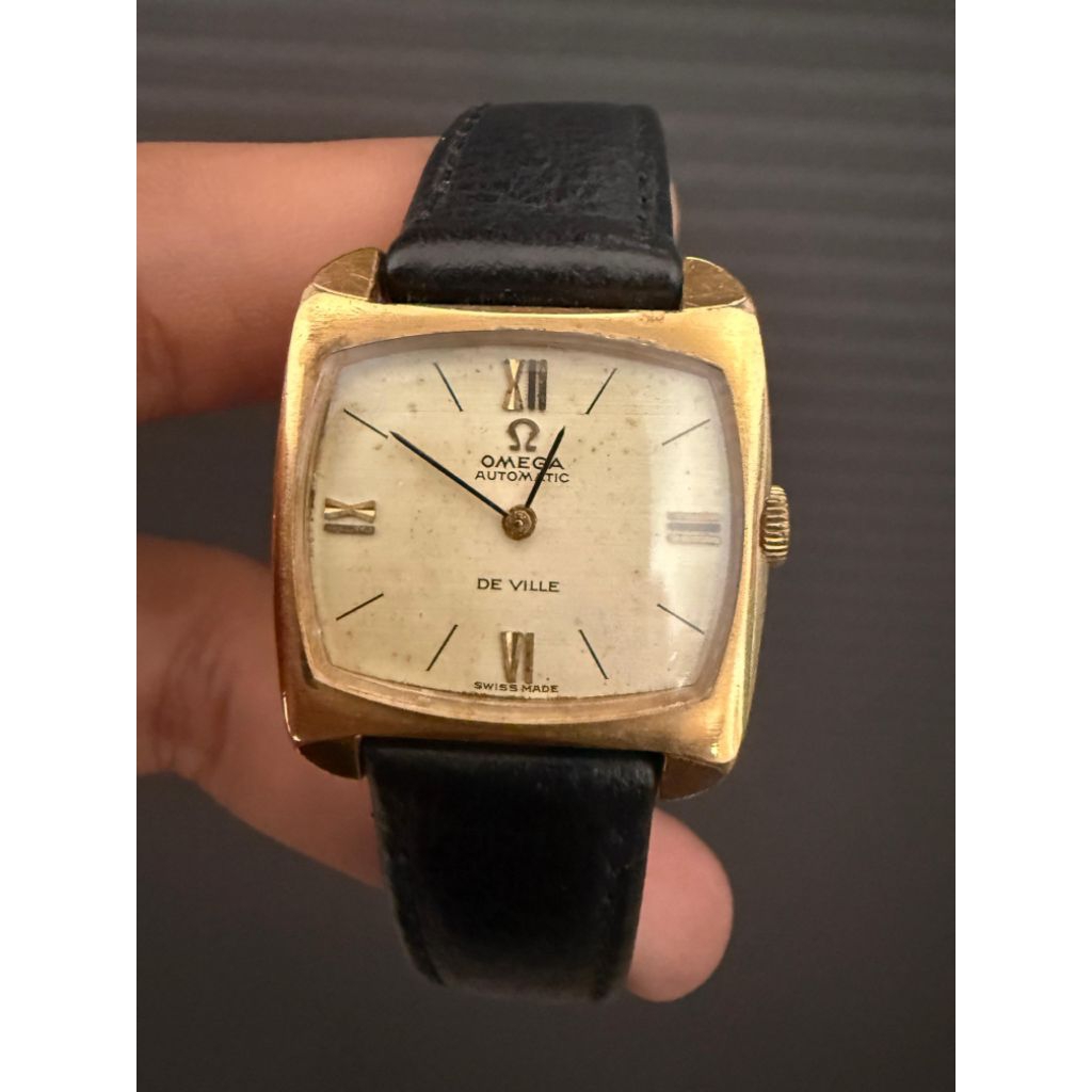 Omega De Ville Automatic Swiss Made - Jam Tangan Pria Klasik Gold Vintage