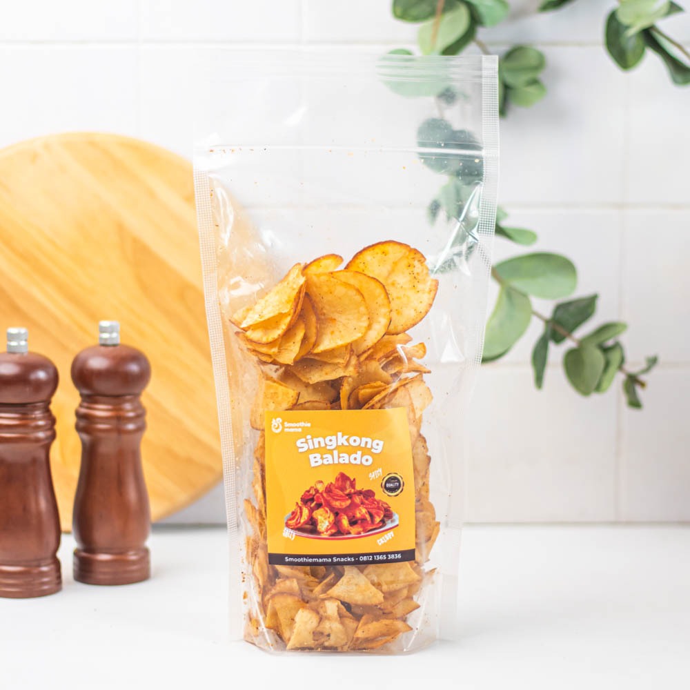 

SMOOTHIEMAMA Keripik Singkong Bumbu Original Balado 100gram