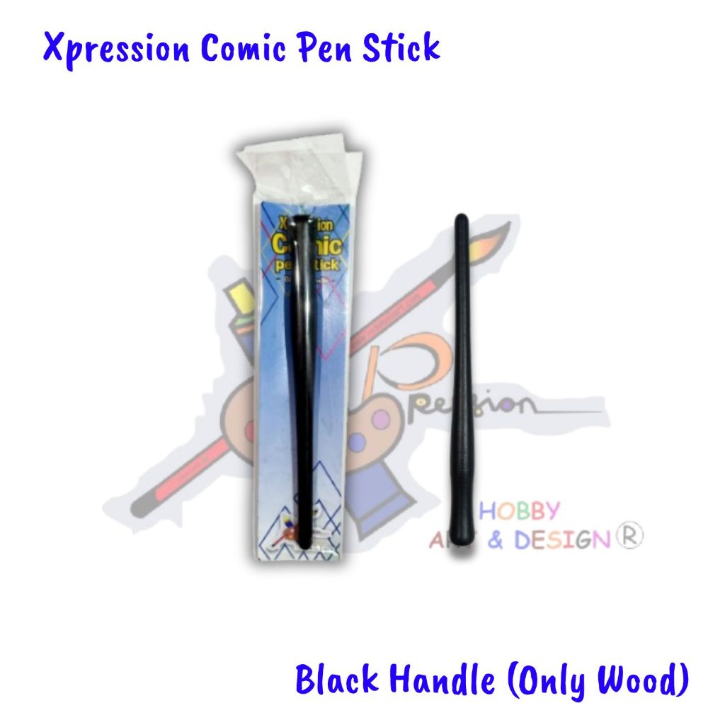 

XPRESSION COMIC PEN STICK BLACK HANDLE