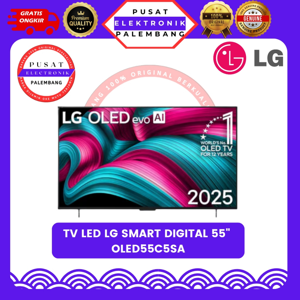 LED TV LG OLED65C4PSA OLED AI SMART TV UHD 4K 65 INCH / LG OLED65C4PSA PALEMBANG