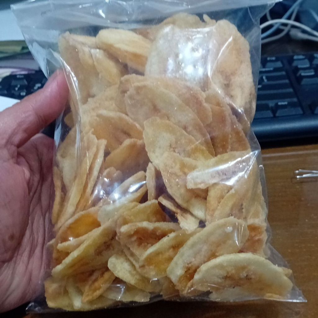 

Keripik Pisang Manis Mantul 250 gram