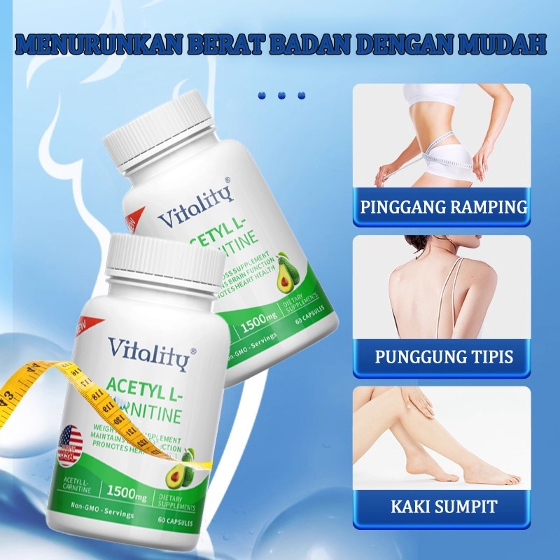 Vitamin L-Carnitine L-Carnitine + Creatine, Meningkatkan Pembakaran Lemak, Menambah Stamina, L-Carni