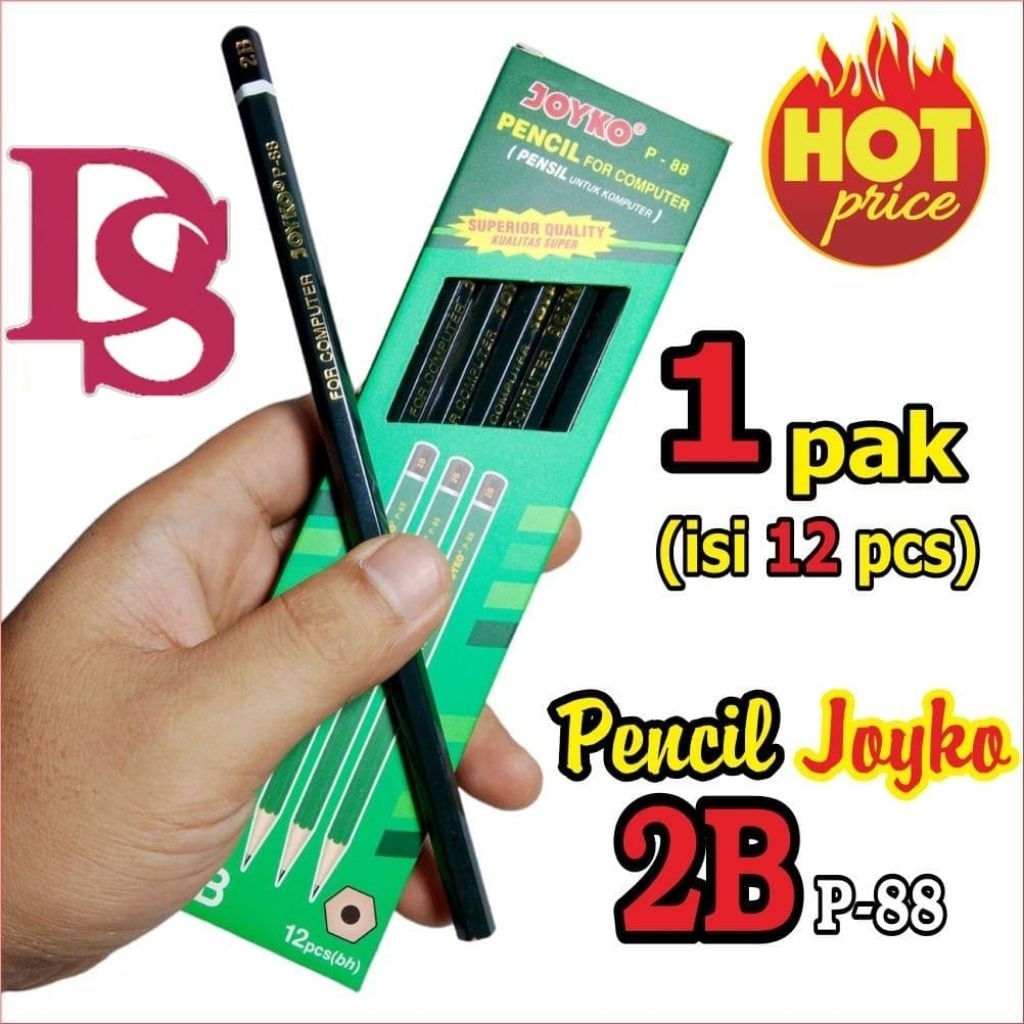 

PROMO!!! PENSIL 2B PENSIL JOYKO P-88 2B PENCIL JOYKO 2B HARGA 12 PCS