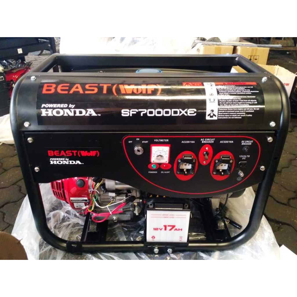 Genset HONDA BEAST Wolf SF 7000 DXE - Generator Listrik HONDA SF7000DXE 5000 Watt