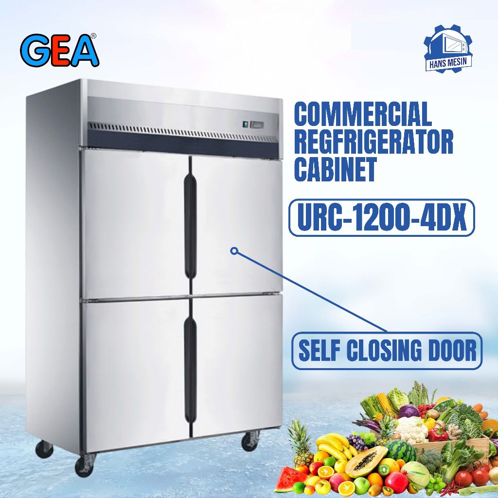 UPRIGHT CHILLER S/S (GEA) URC-1200-4DX / Chiller 4 Pintu