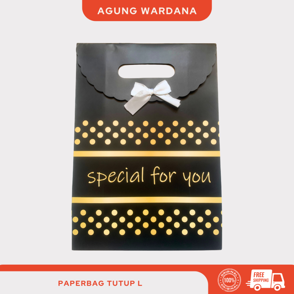 

PAPER BAG SPECIAL FOR YOU DENGAN PEREKAT UKURAN 30 X 13 X 42 CM