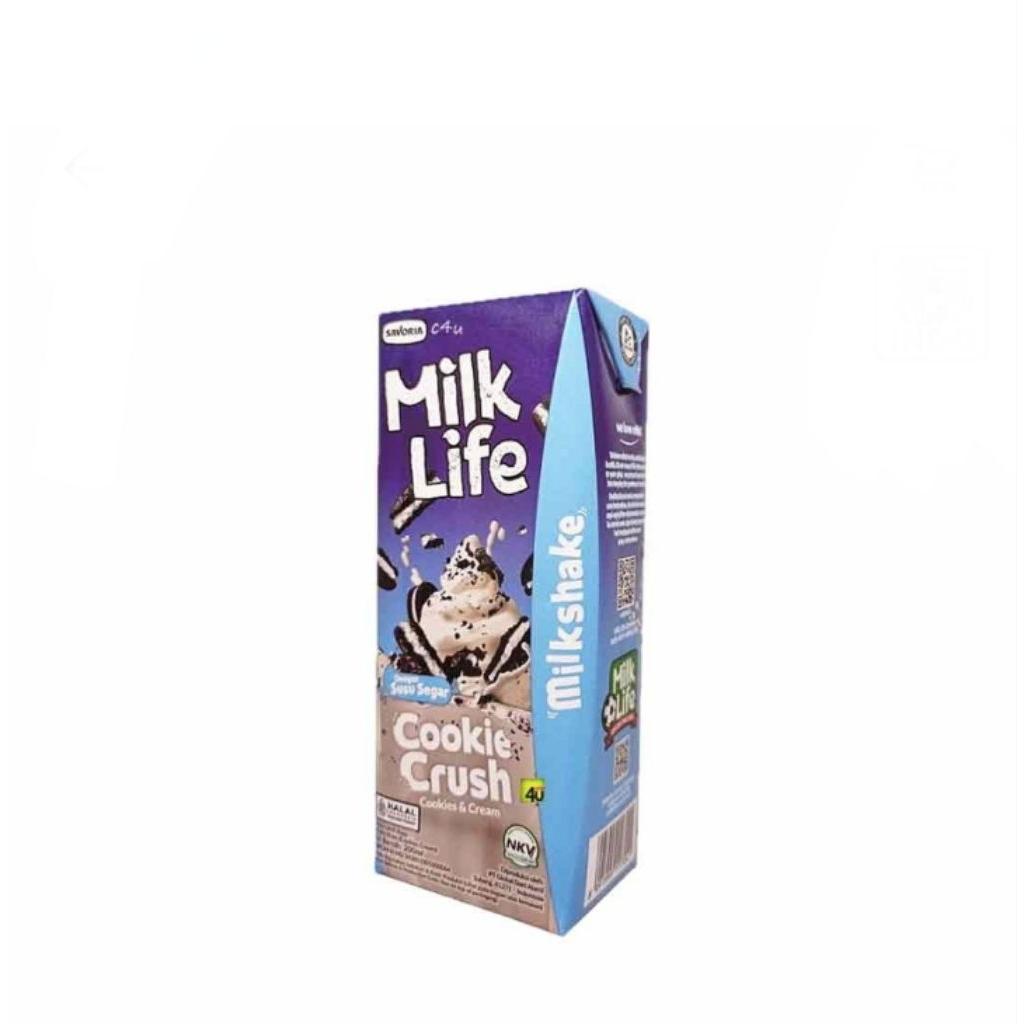 

milk life uht milkshake cookie crush TPK 190 ml
