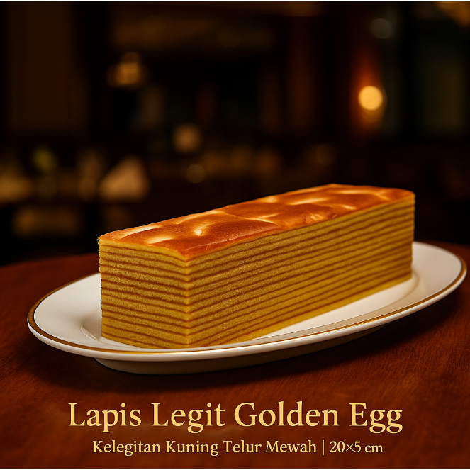 

Lapis Legit Golden Egg 20x5 cm