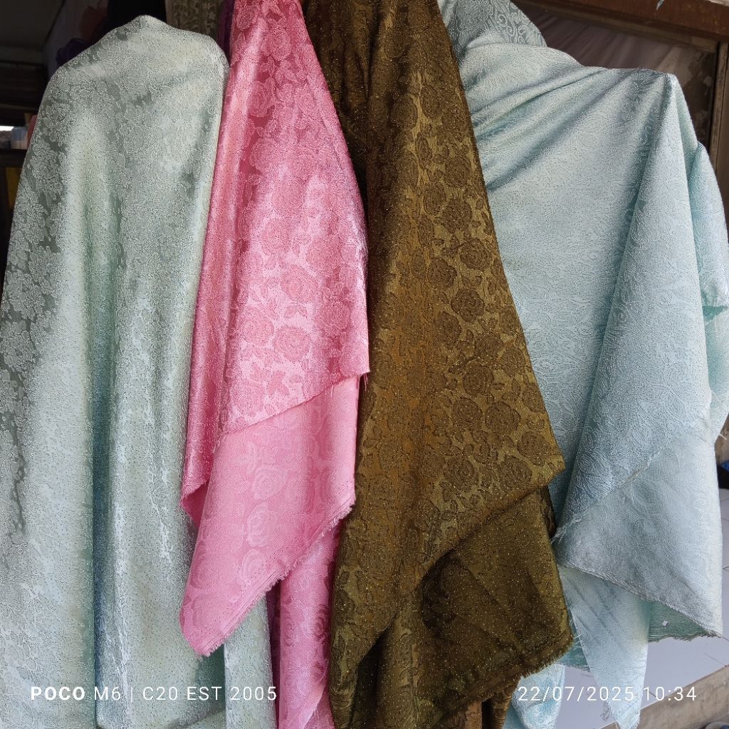 HARGA/0,5 M | KAIN JAGUARD EMBOSS TIMBUL - KAIN JAGUARD VISCOSE - BAHAN JAGUARD SILK PREMIUM