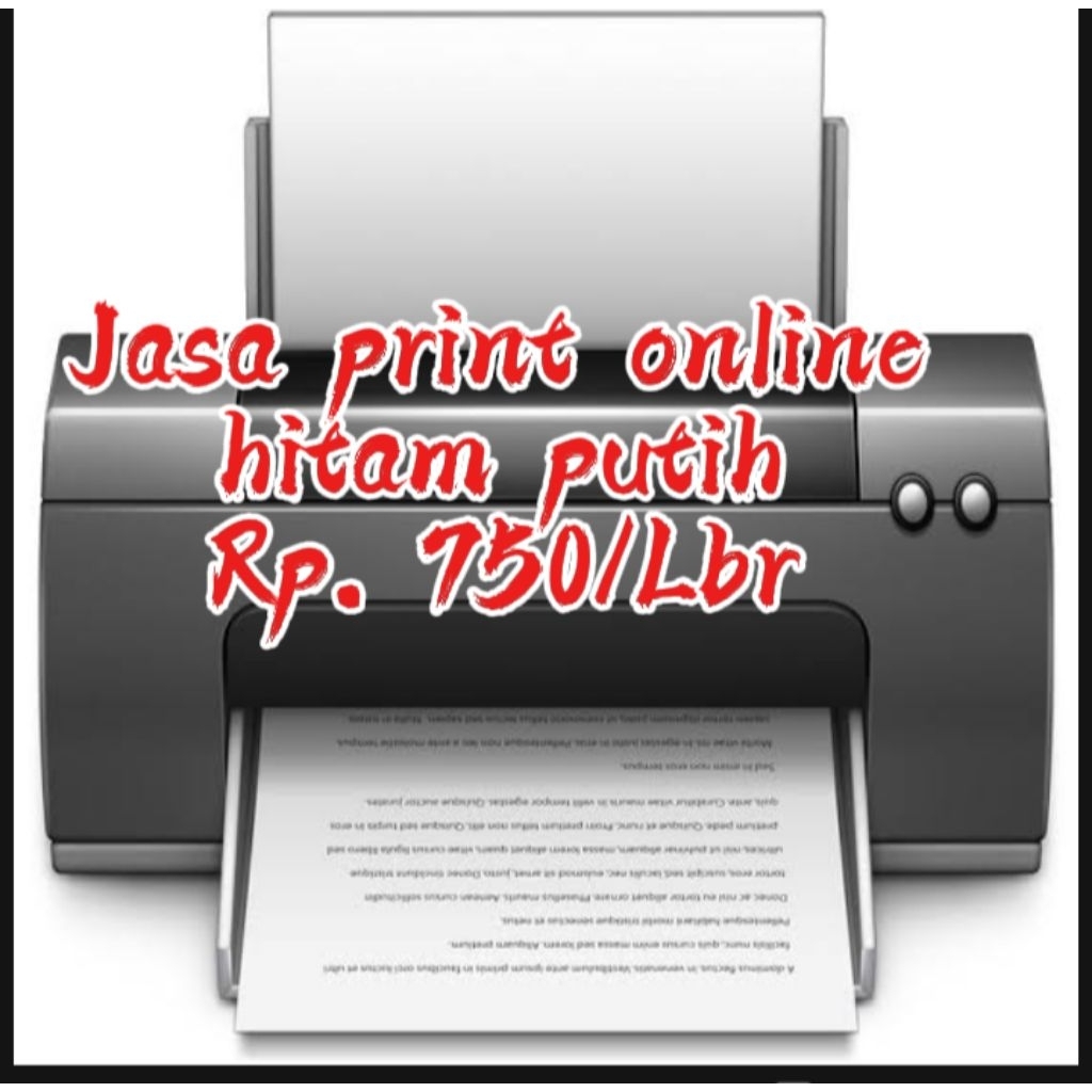 

jasa print online Rp.750/lembar
