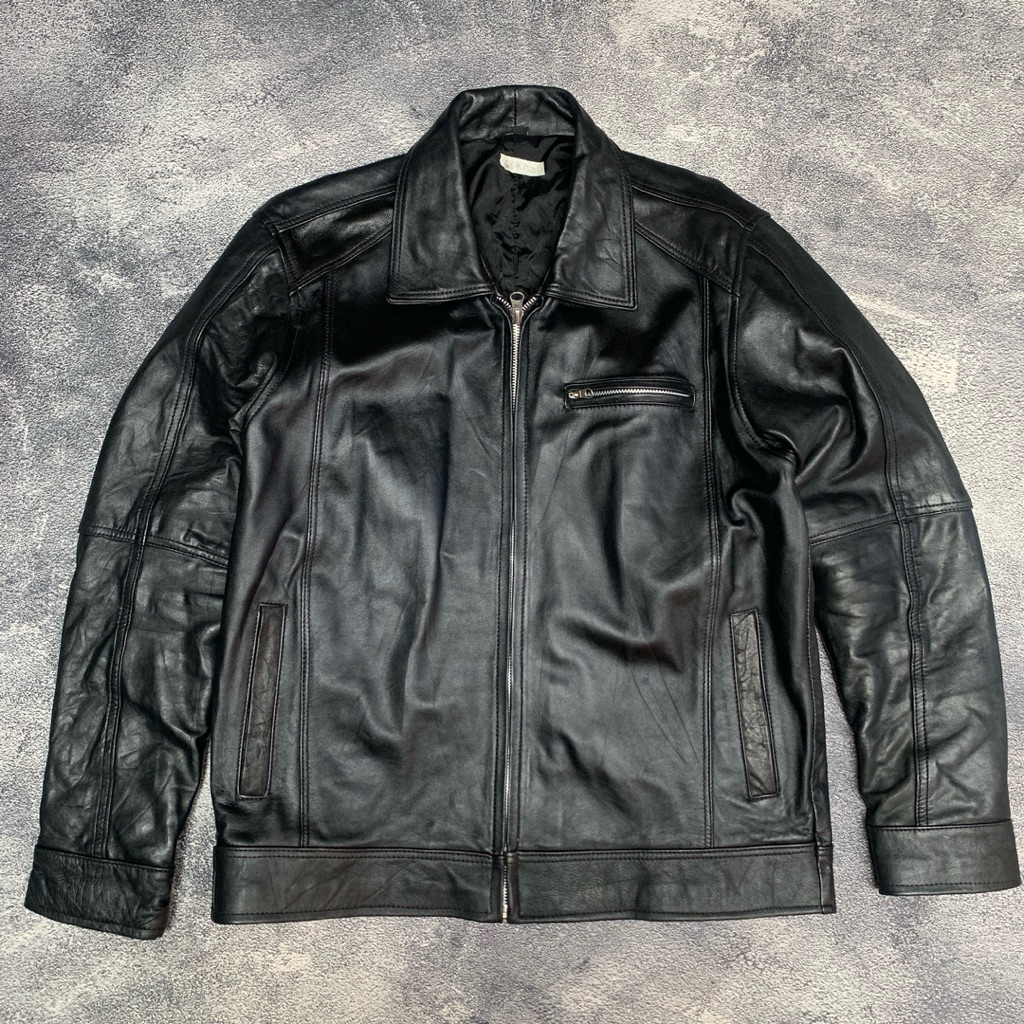 Jaket Kulit Second / Jaket Kulit Slimfit Kulit Domba asli