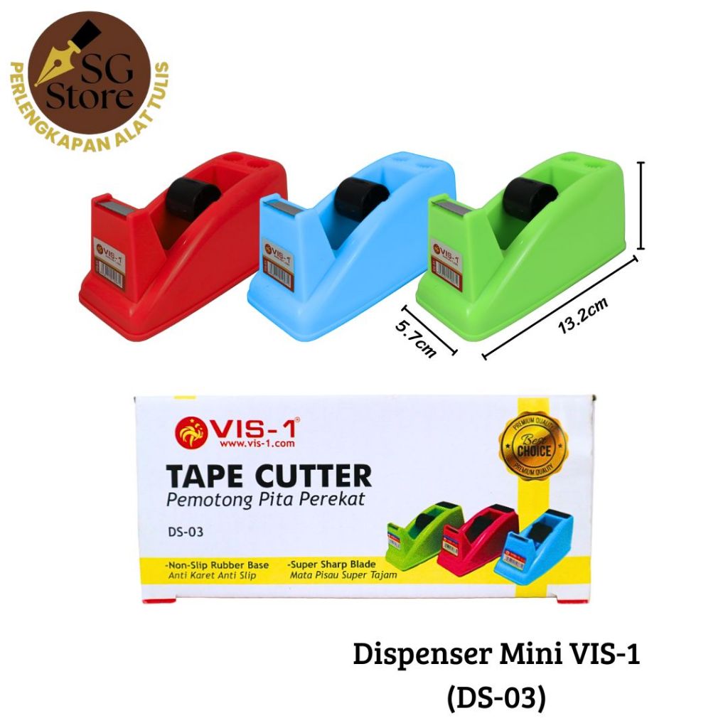 

Dispenser isolasi / Tape Dispenser / Tape Cutter DS-03
