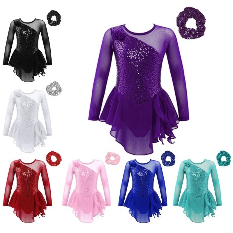 Gymnastic Leotard Anak Rhytmic dance skate size 4-14 tahun