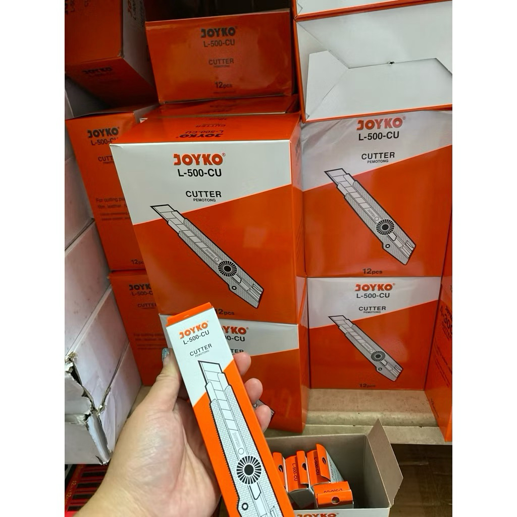 

satuan Pisau CUTTER BESAR JOYKO L-500 CU BESAR BOX ( Pu