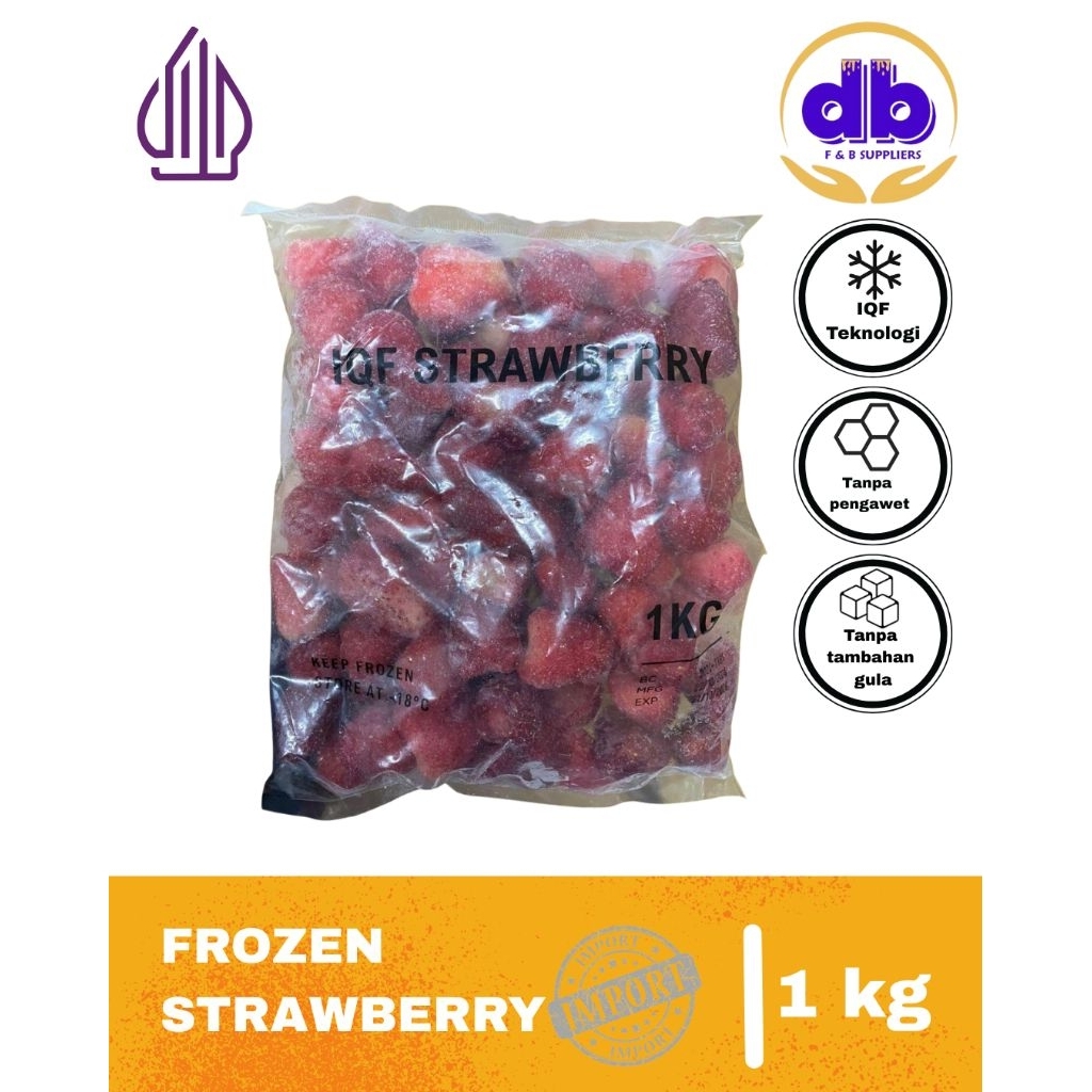 

Buah Stoberi Beku | Frozen Strawberry (IQF)