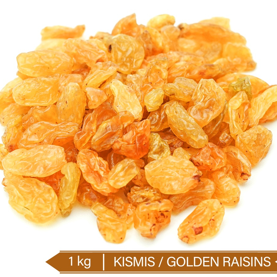 

Golden Raisins Jumbo /Yellow Raisins Besar / Kismis Kuning 1kg