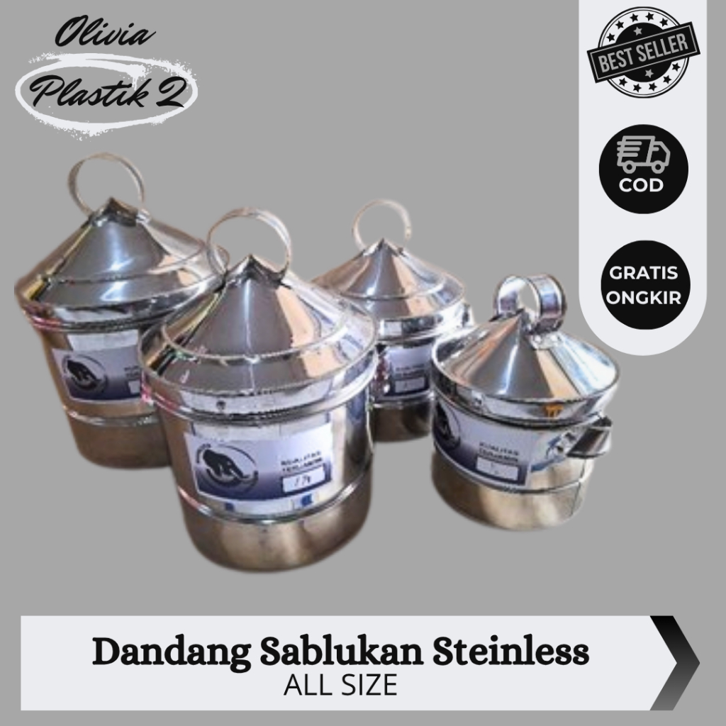Dandang Sablukan/ Dandang Kukus/ Dandang Mini Steinless (KHUSUS INSTANT/ SAMEDAY)